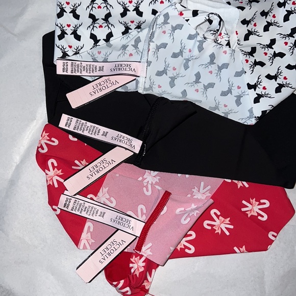 3pcs SMALL Victoria's Secret THONG No Show Panties - Picture 10 of 11